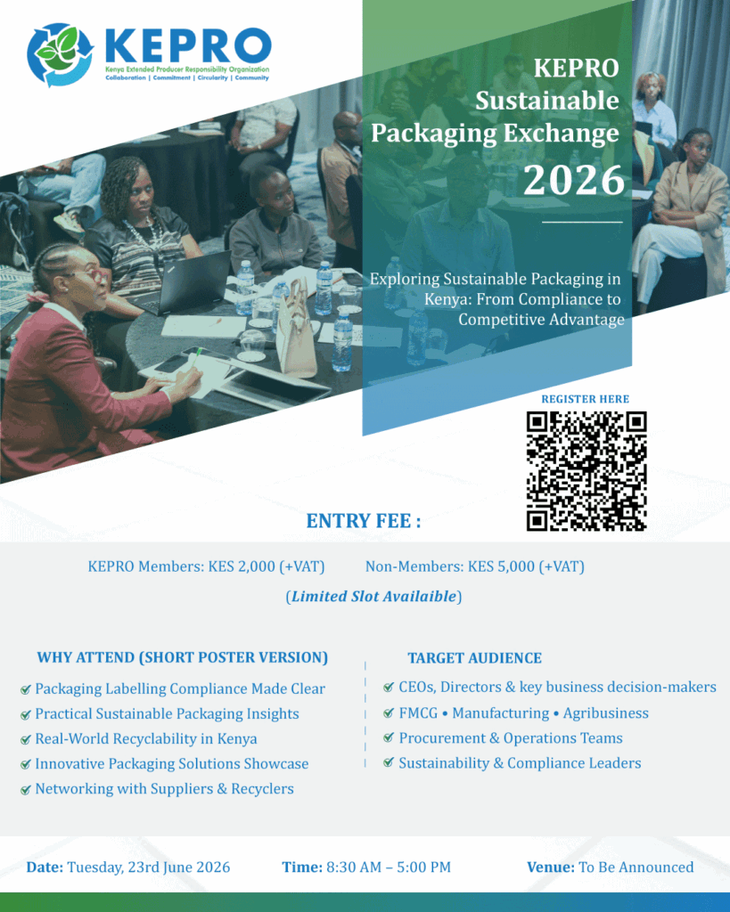 KEPRO Sustainable Packaging Exchange poster