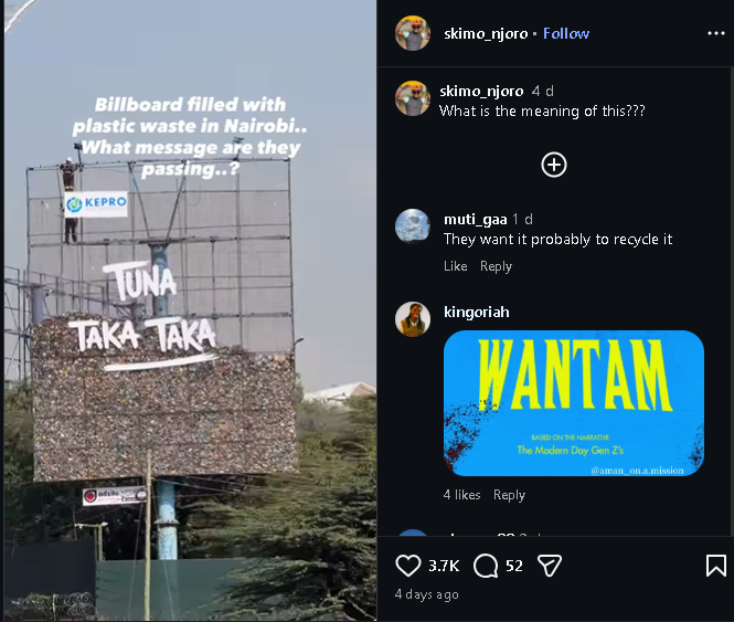 Social media post about Rada Safi