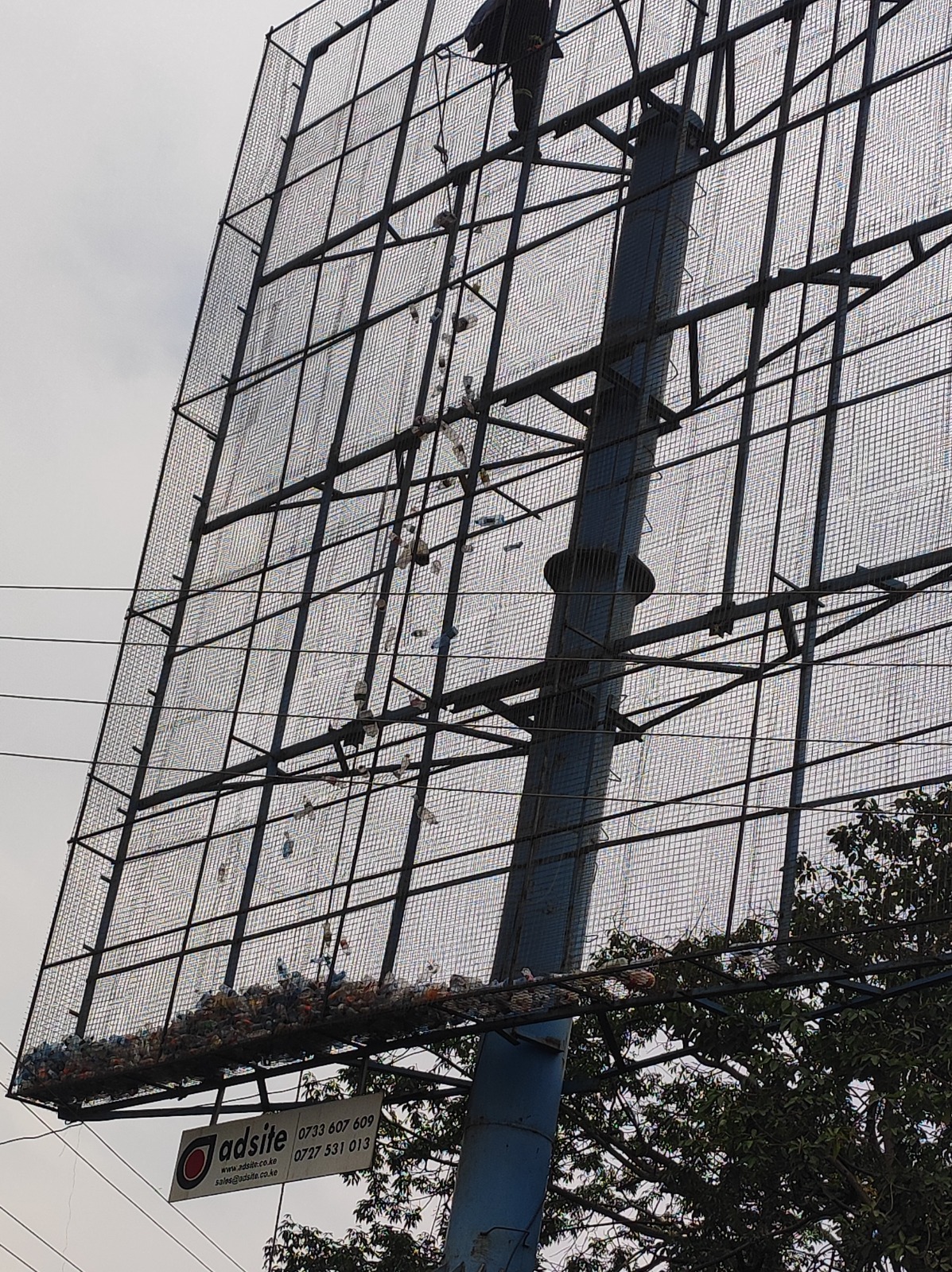 Billboard on Day 3 — piling up