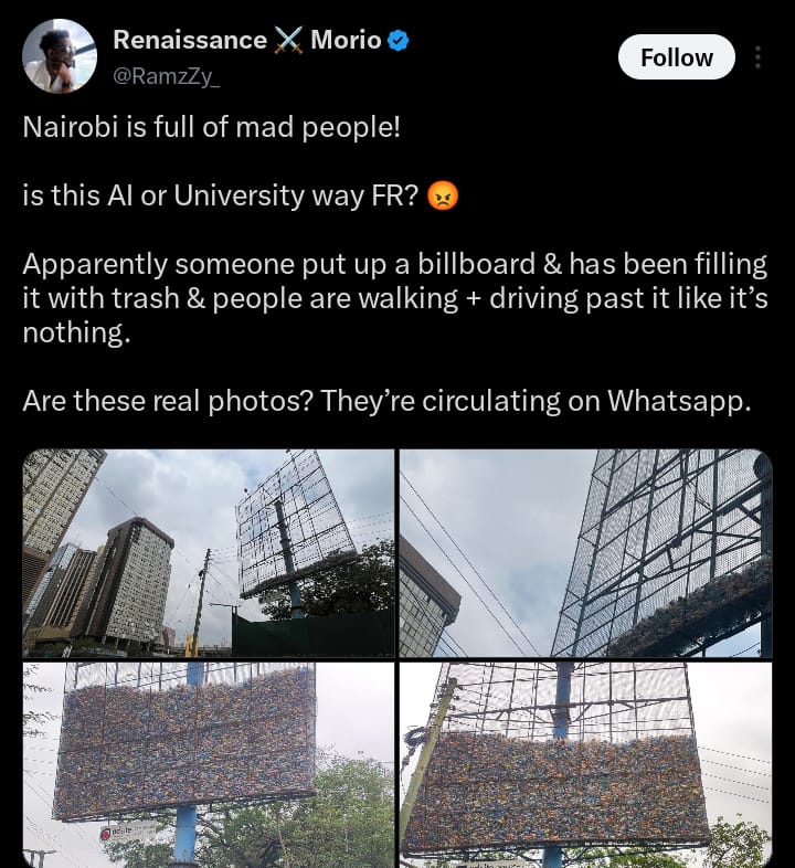 Social media post about Rada Safi
